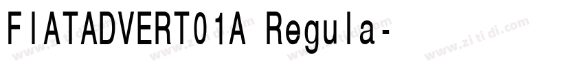 FIATADVERT01A Regula字体转换
